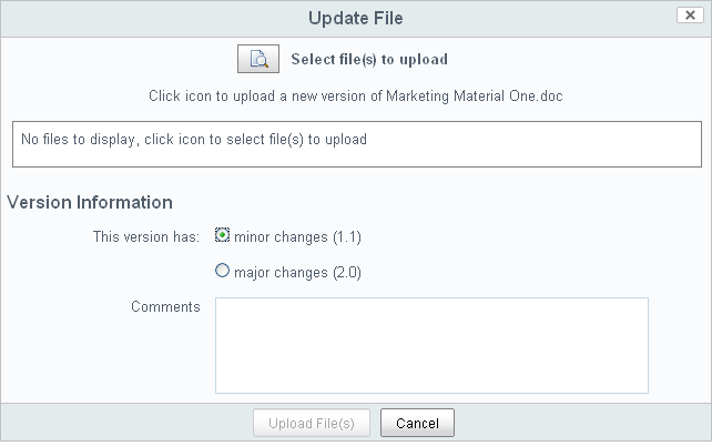 Update File page